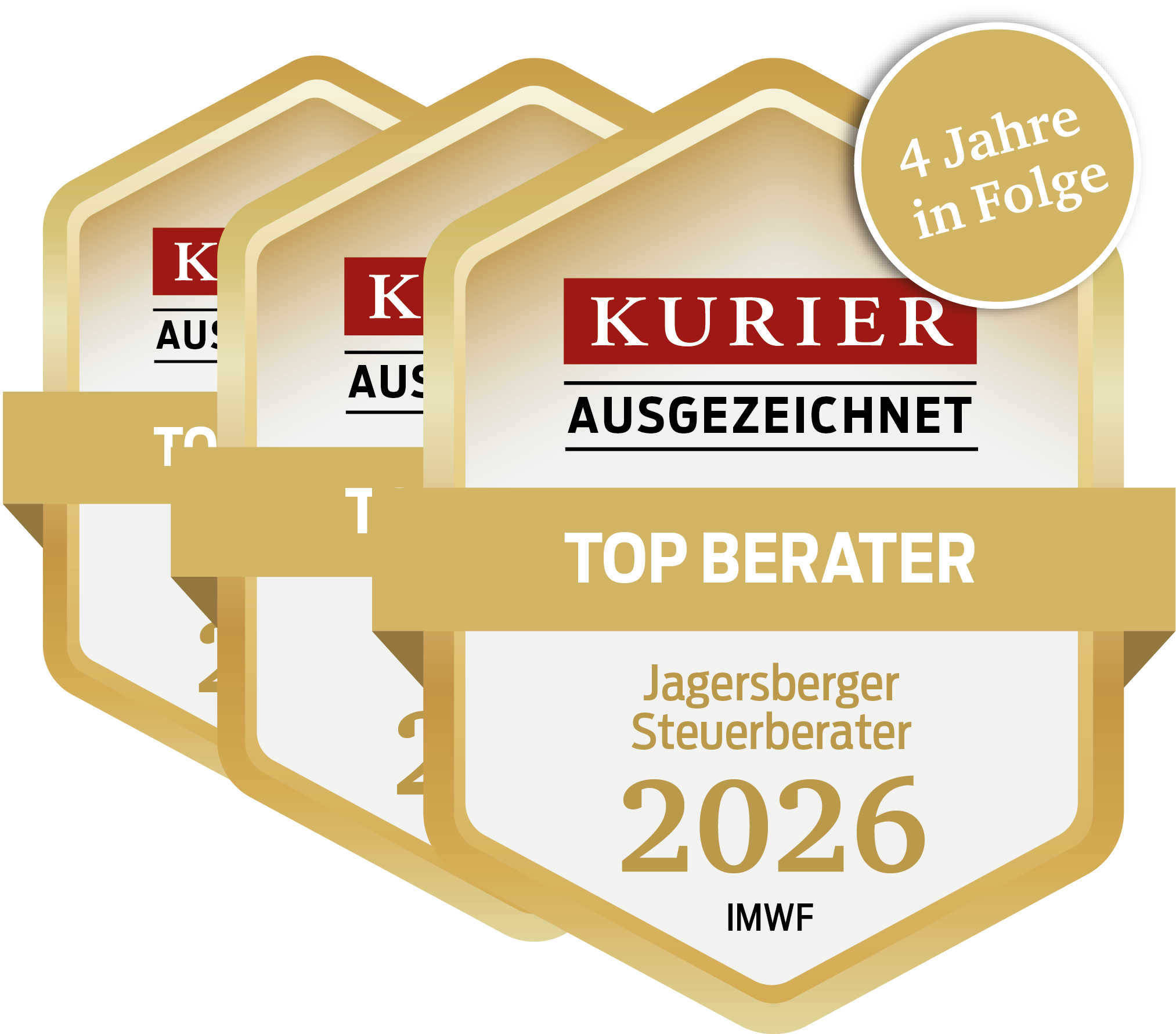 Kurier Gütesiegel 4 Mal in Folge